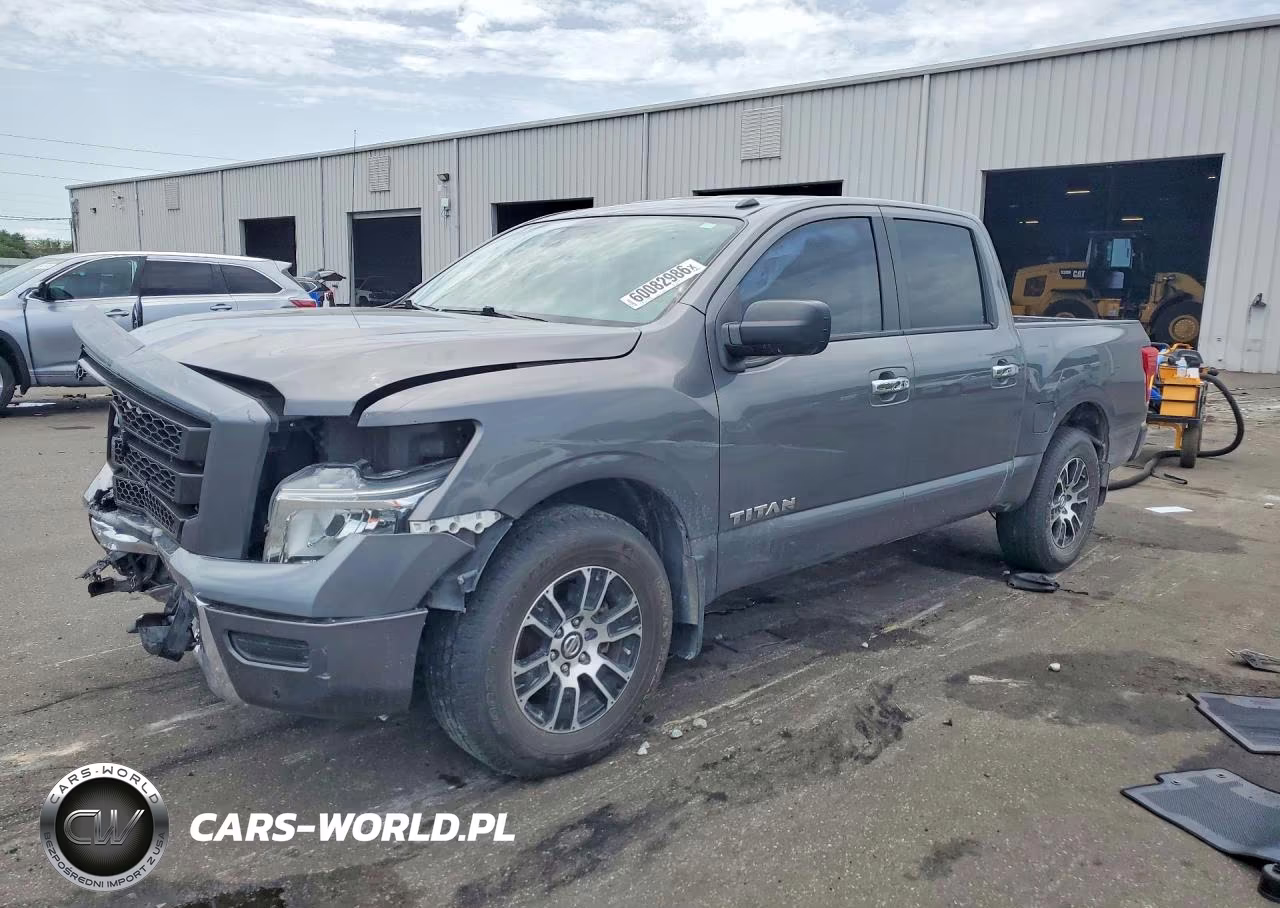 2021 Nissan Titan Sv VIN:1N6AA1EF3MN520882 - 1