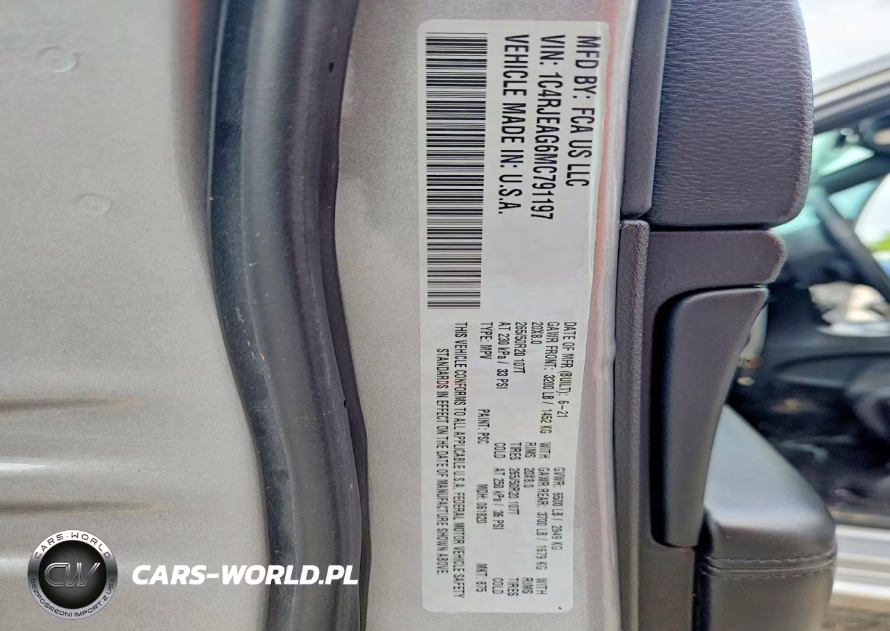 2021 Jeep Grand Cherokee Laredo VIN:1C4RJEAG6MC791197 - 13