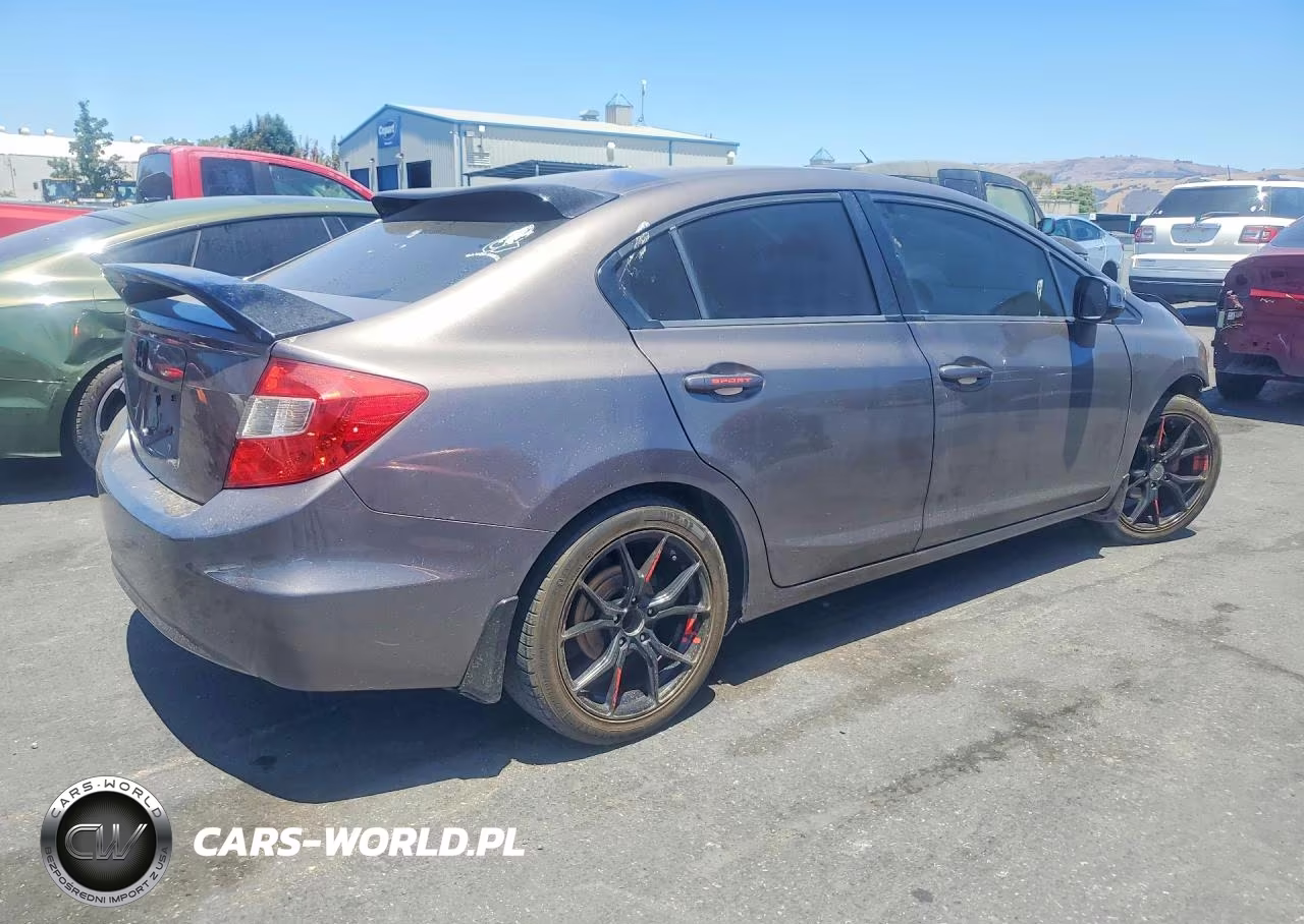 2012 Honda Civic Lx VIN:19XFB2F55CE310207 - 3
