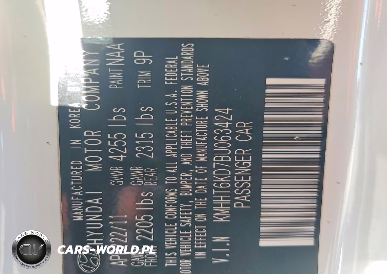 2011 Hyundai Genesis Coupe 2.0T VIN:KMHHT6KD7BU063424 - 12