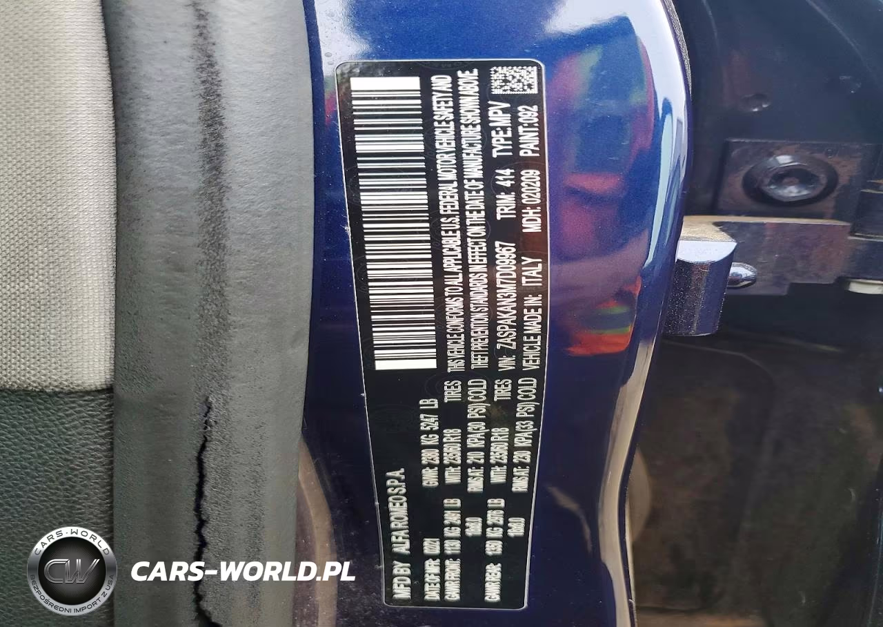 2021 Alfa Romeo Stelvio Sport VIN:ZASPAKAN3M7D09967 - 13