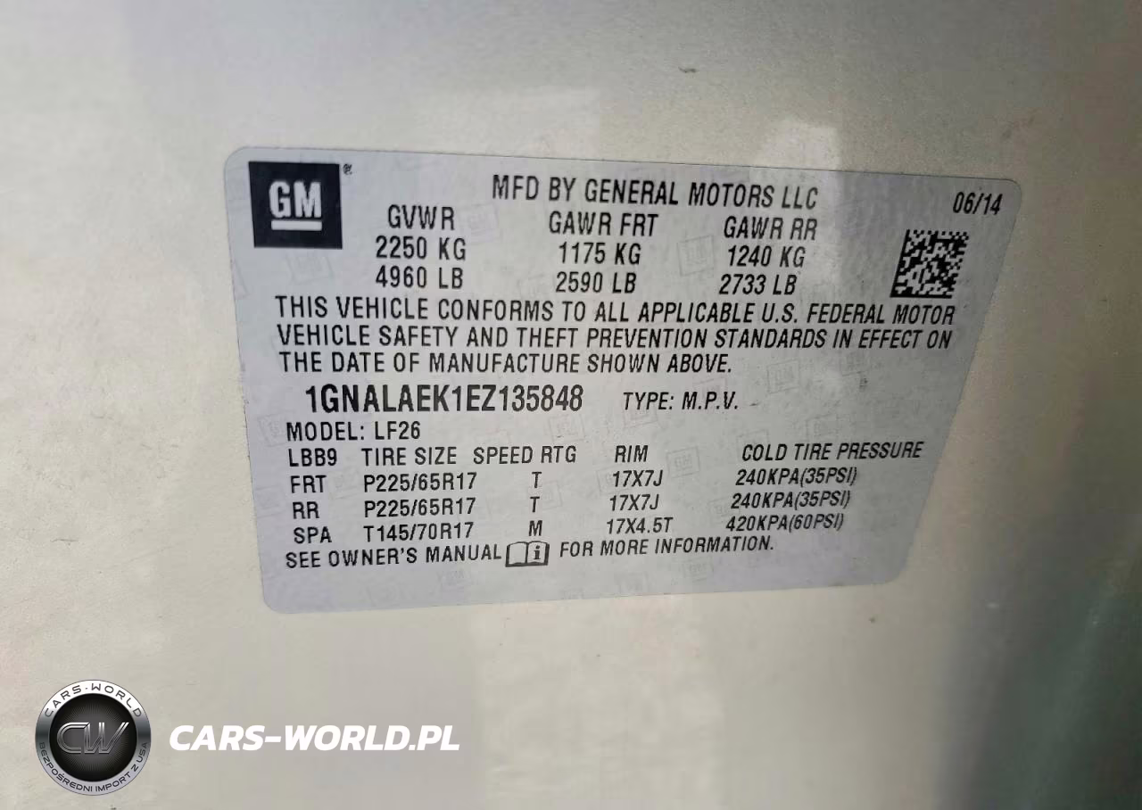 2014 Chevrolet Equinox Ls VIN:1GNALAEK1EZ135848 - 12