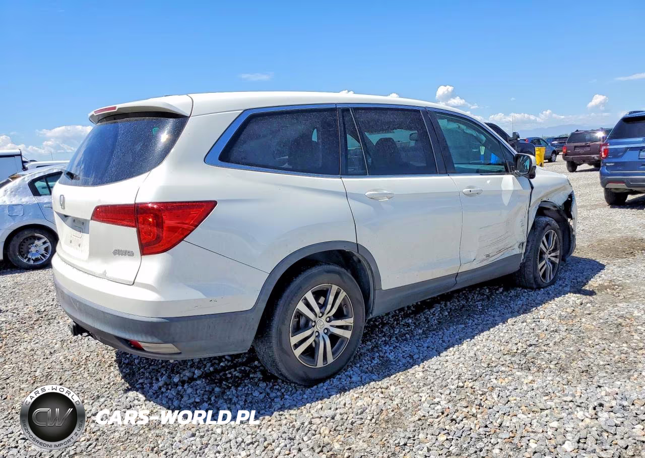 2017 Honda Pilot Exl VIN:5FNYF6H54HB099696 - 3