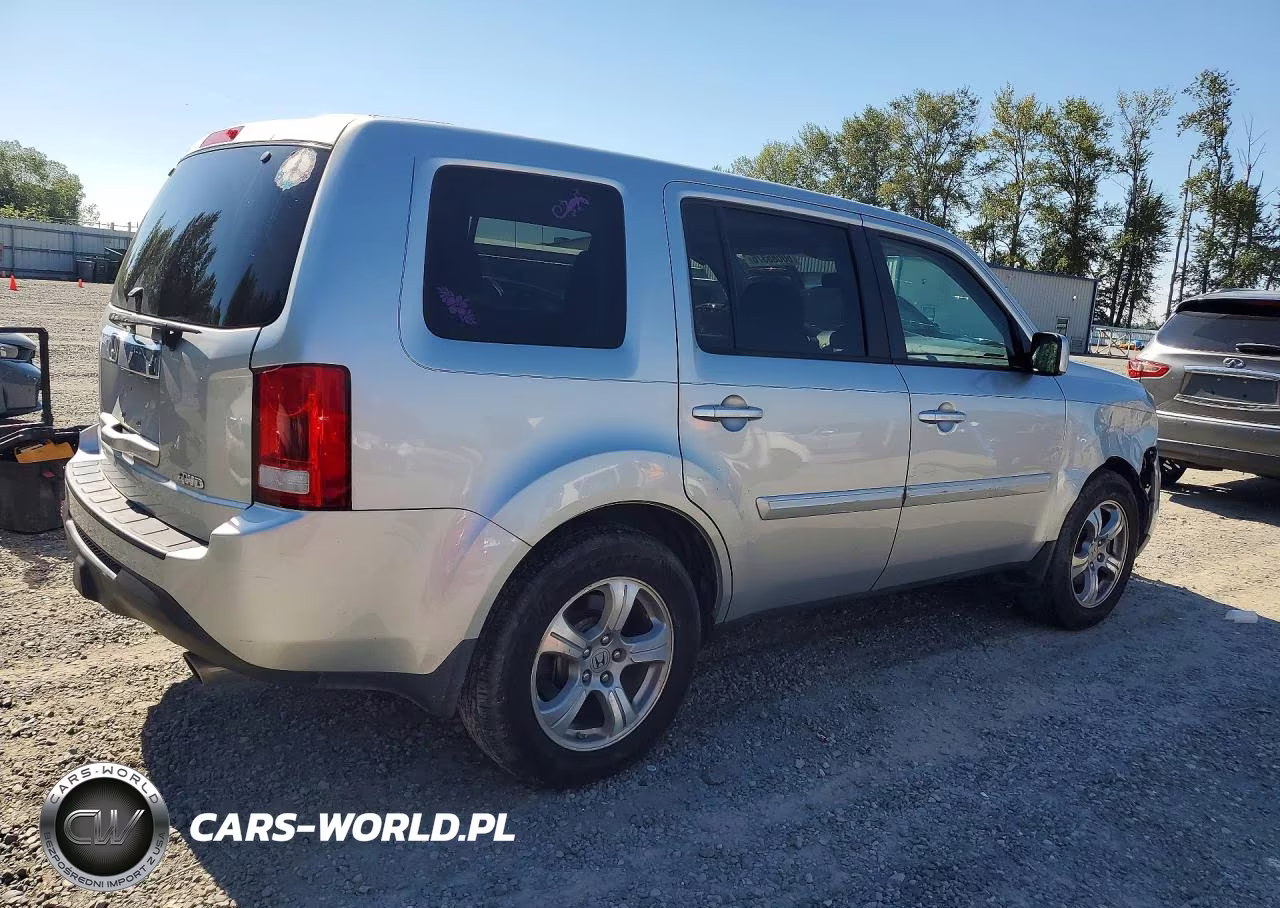 2013 Honda Pilot Exl VIN:5FNYF4H5XDB052123 - 3