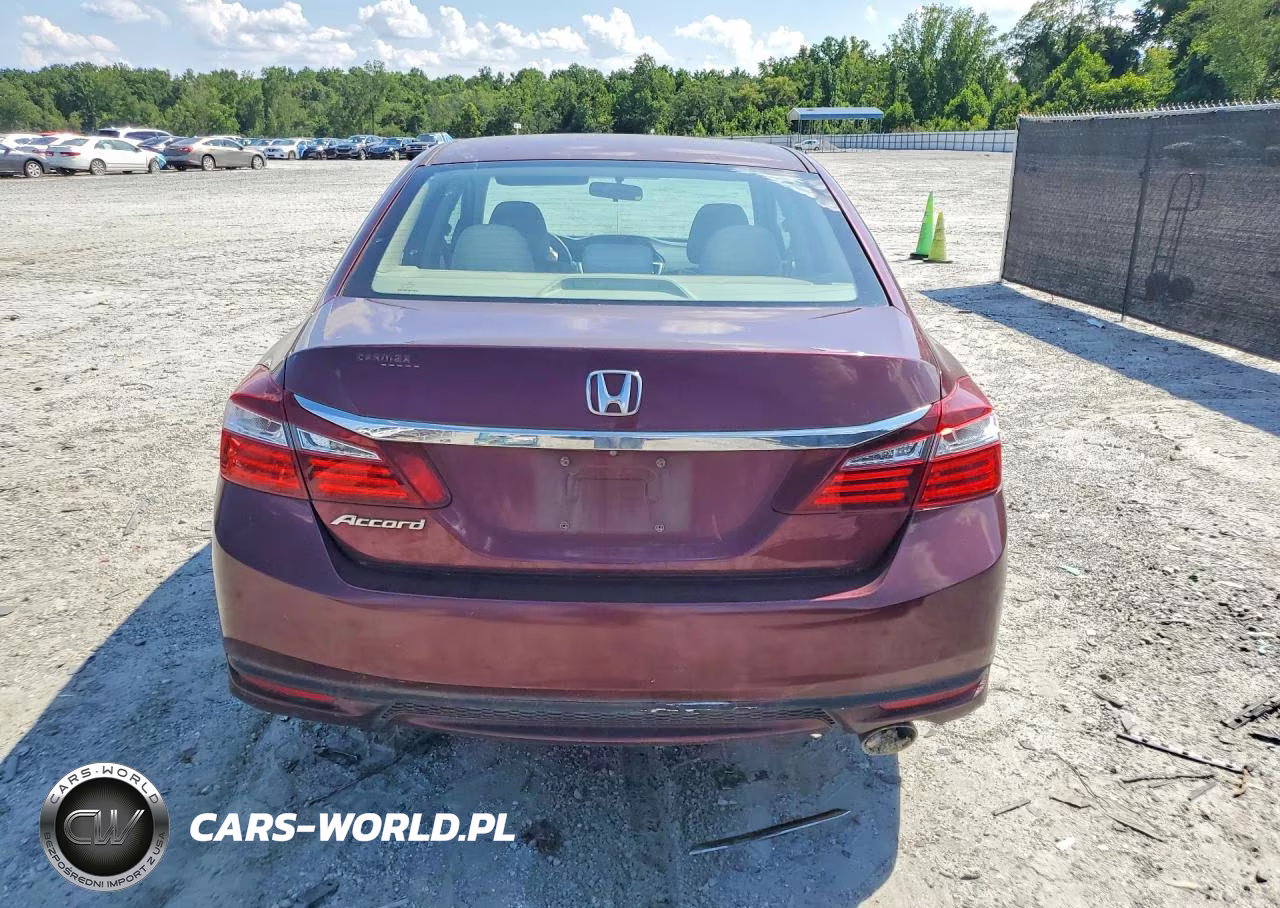 2016 Honda Accord Lx VIN:1HGCR2F39GA230304 - 6