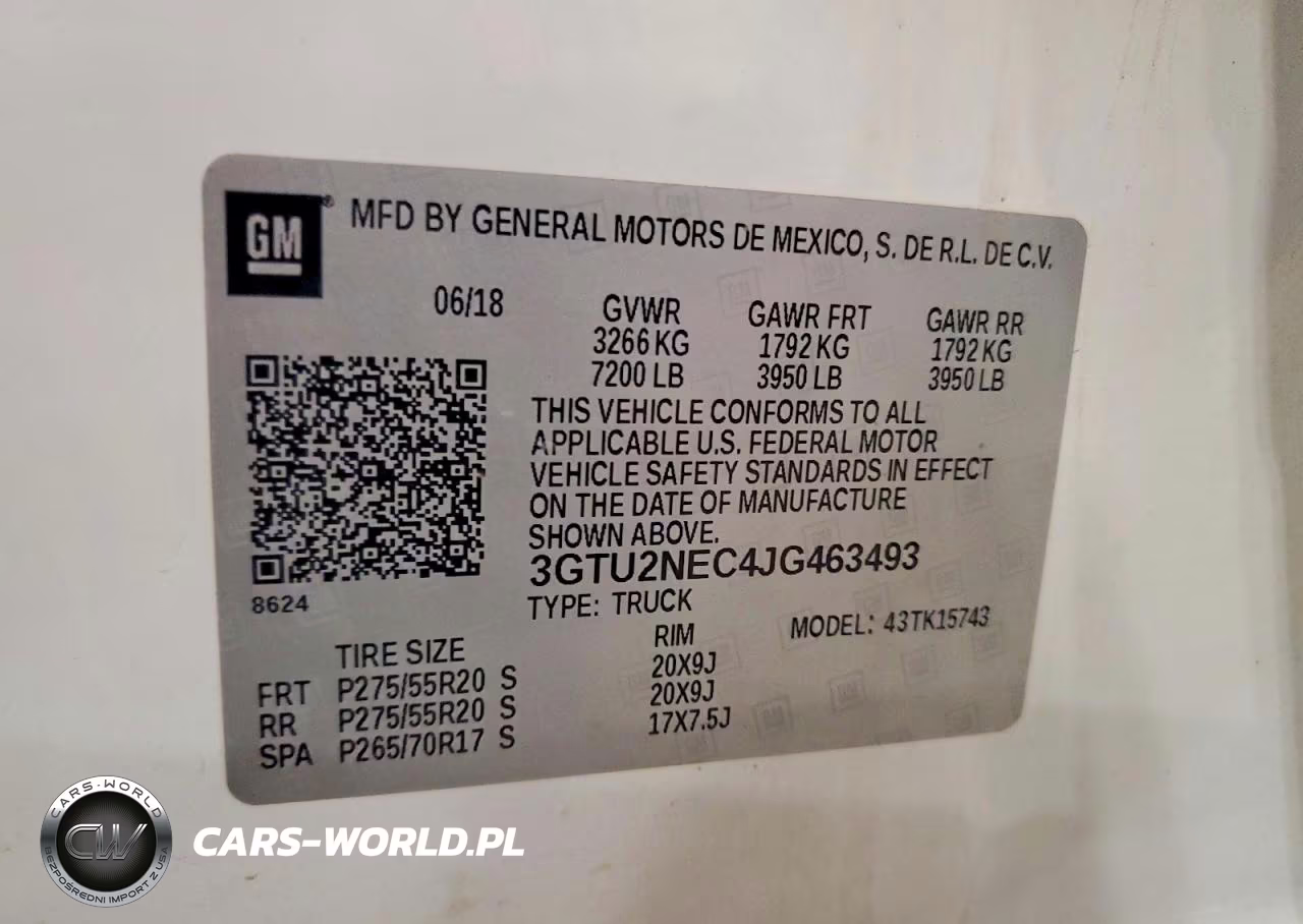 2018 GMC Sierra K1500 Slt VIN:3GTU2NEC4JG463493 - 12