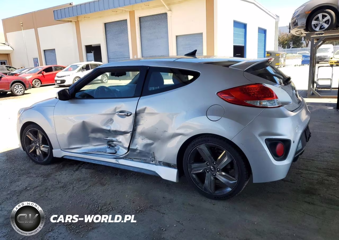 2015 Hyundai Veloster Turbo VIN:KMHTC6AEXFU225153 - 2
