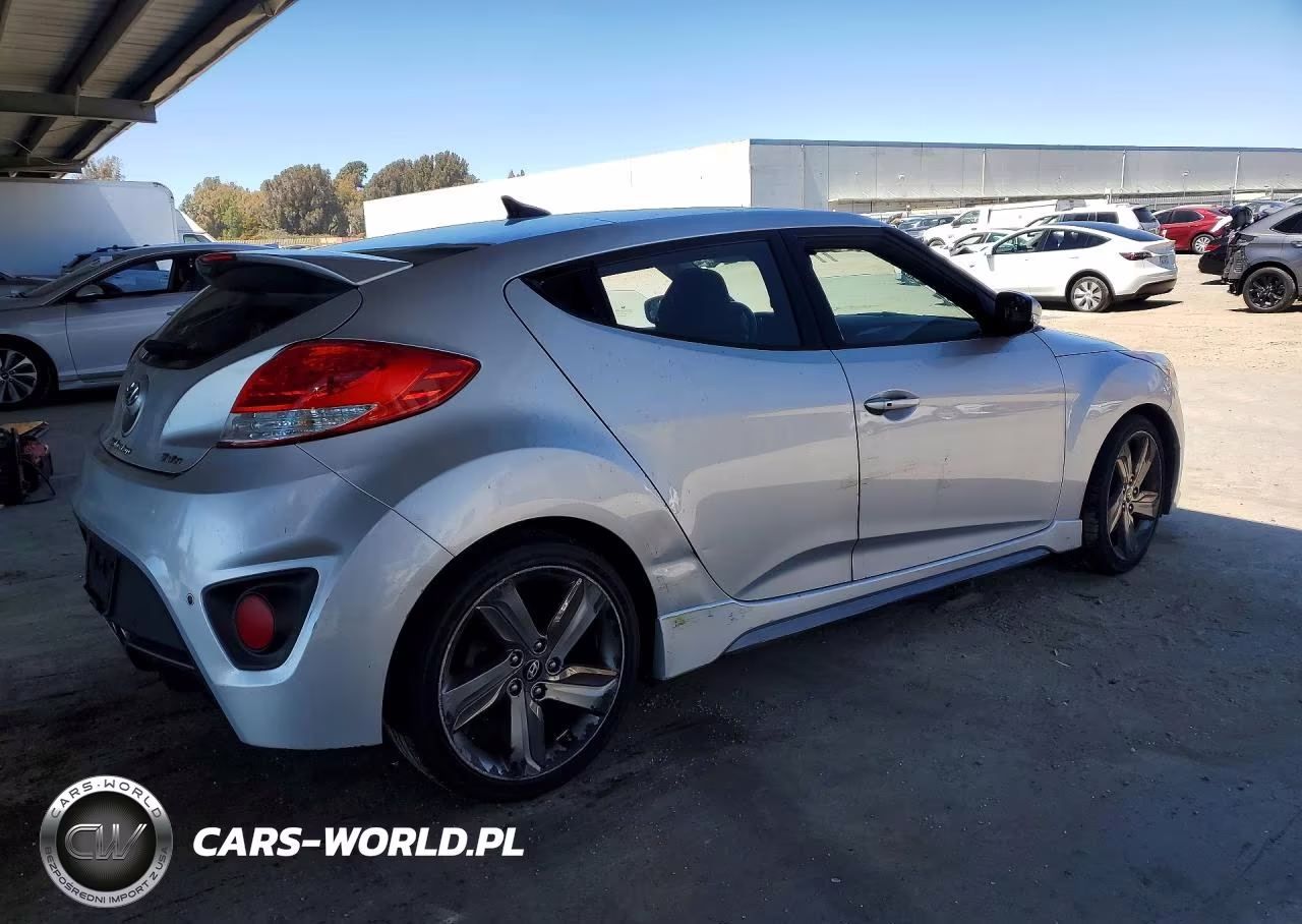2015 Hyundai Veloster Turbo VIN:KMHTC6AEXFU225153 - 3