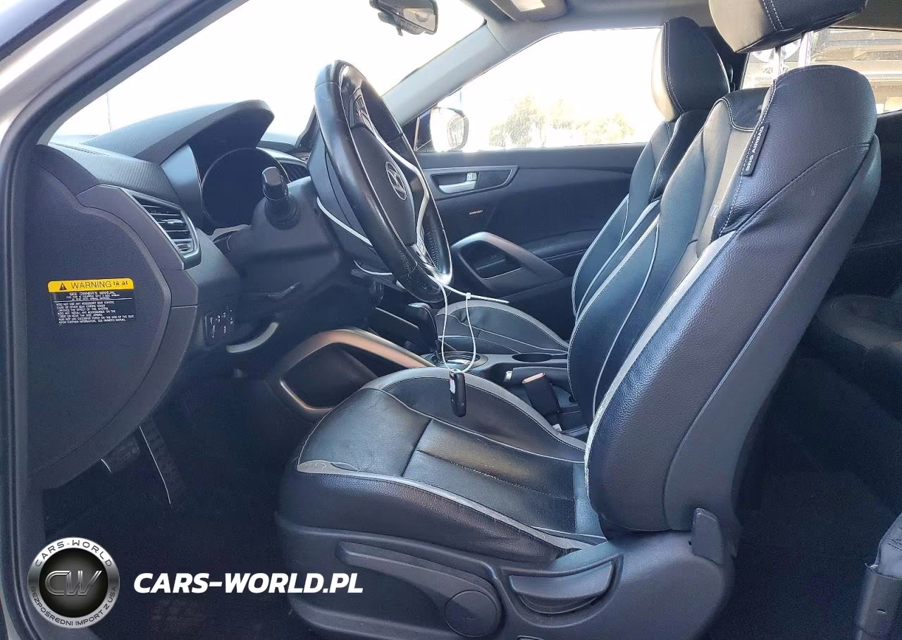 2015 Hyundai Veloster Turbo VIN:KMHTC6AEXFU225153 - 7