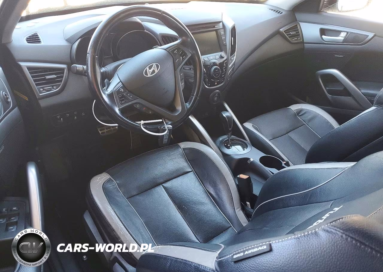 2015 Hyundai Veloster Turbo VIN:KMHTC6AEXFU225153 - 8