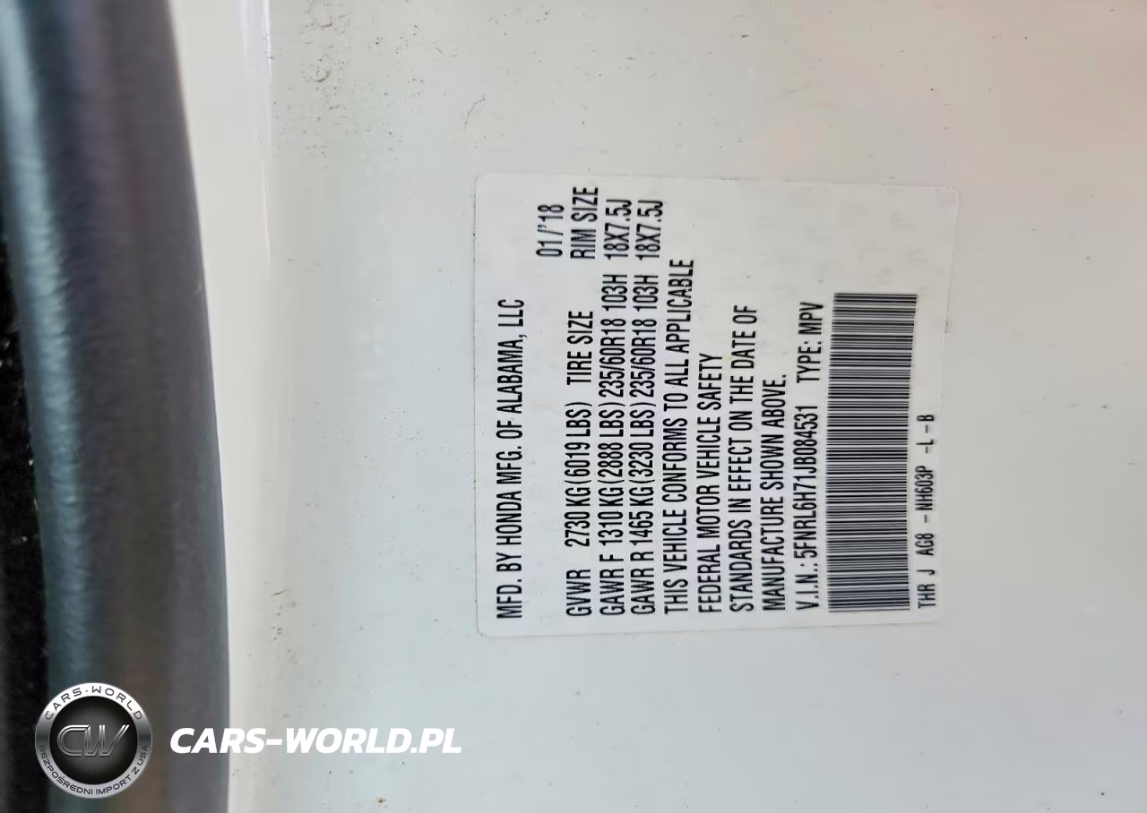 2018 Honda Odyssey Exl VIN:5FNRL6H71JB084531 - 13