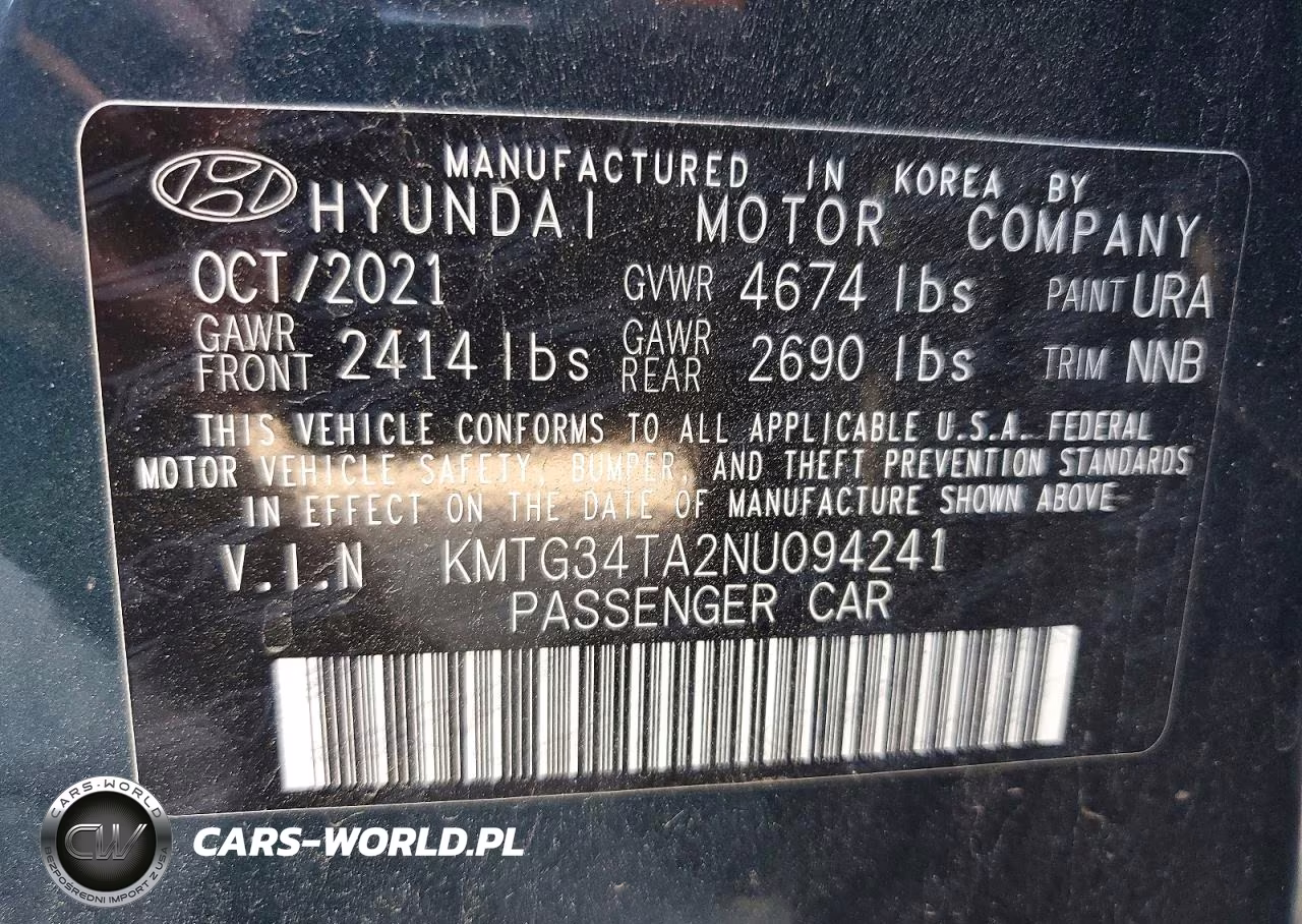 2022 Genesis G70 2.0T VIN:KMTG34TA2NU094241 - 12