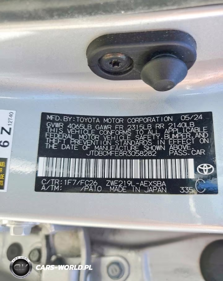 2024 Toyota Corolla Hybrid Se VIN:JTDBCMFE8R3058282 - 12