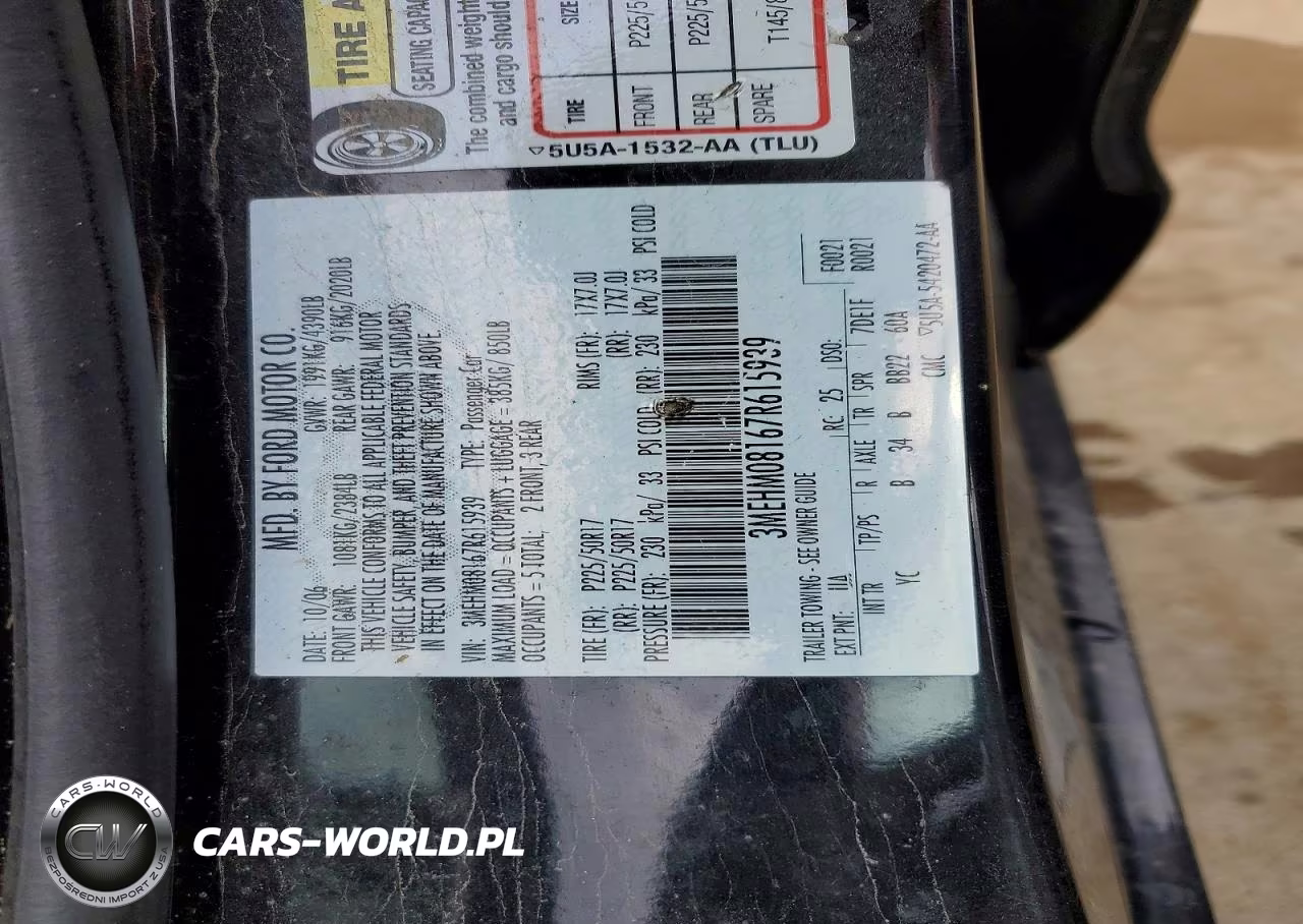 2007 Mercury Milan Premier VIN:3MEHM08167R615939 - 12