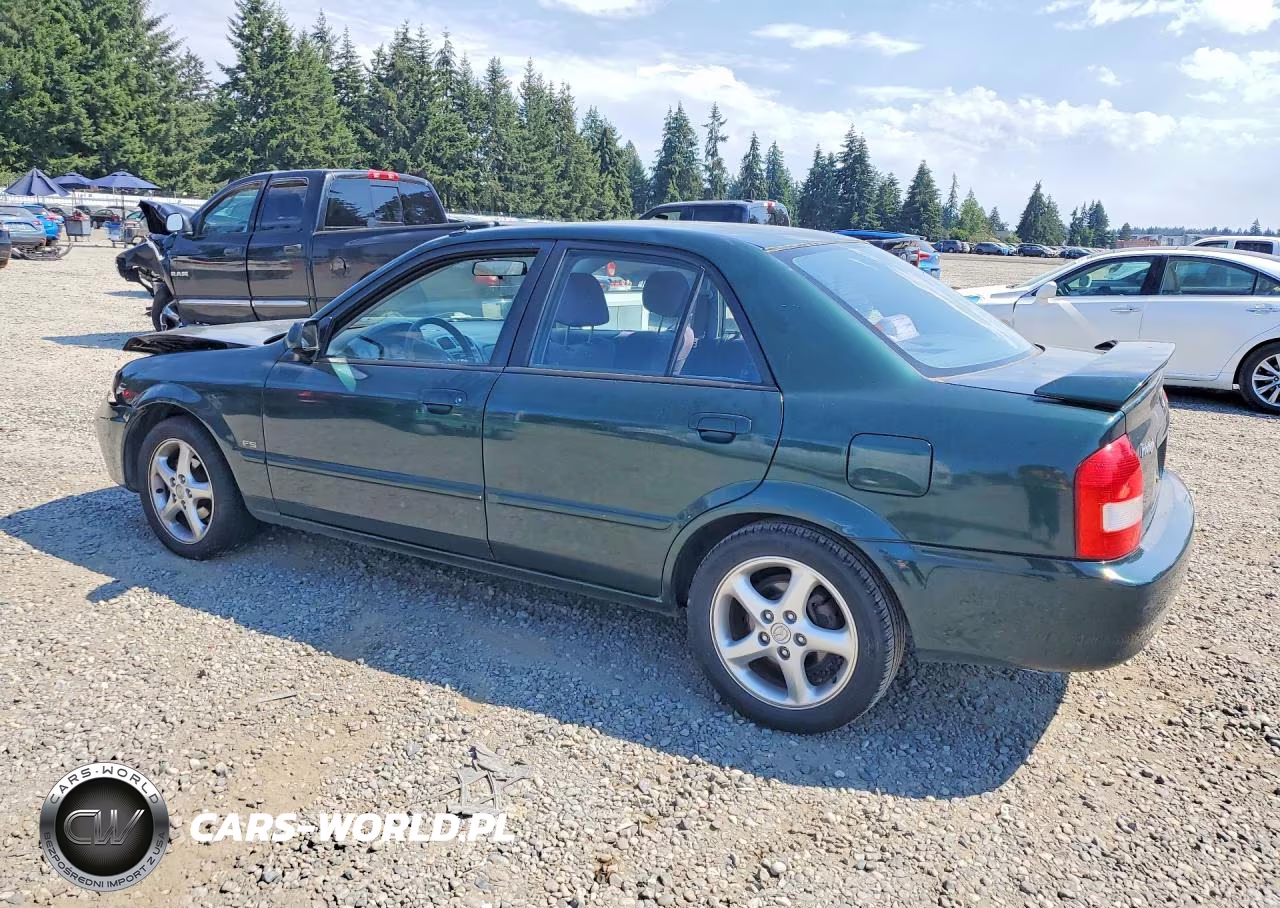 2002 Mazda Protege Dx VIN:JM1BJ225020496608 - 2