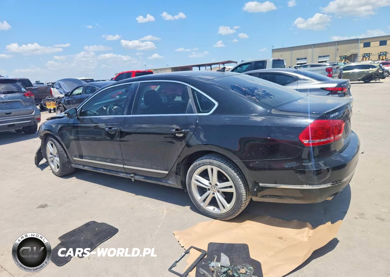 2012 Volkswagen Passat Sel VIN:1VWCM7A39CC096231 - 2