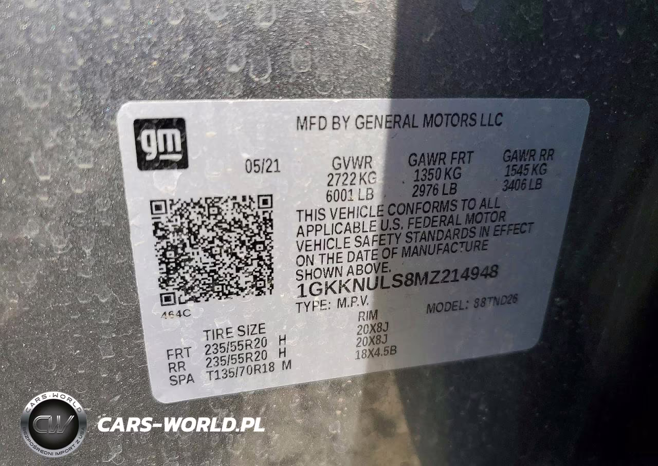 2021 GMC Acadia Slt VIN:1GKKNULS8MZ214948 - 13