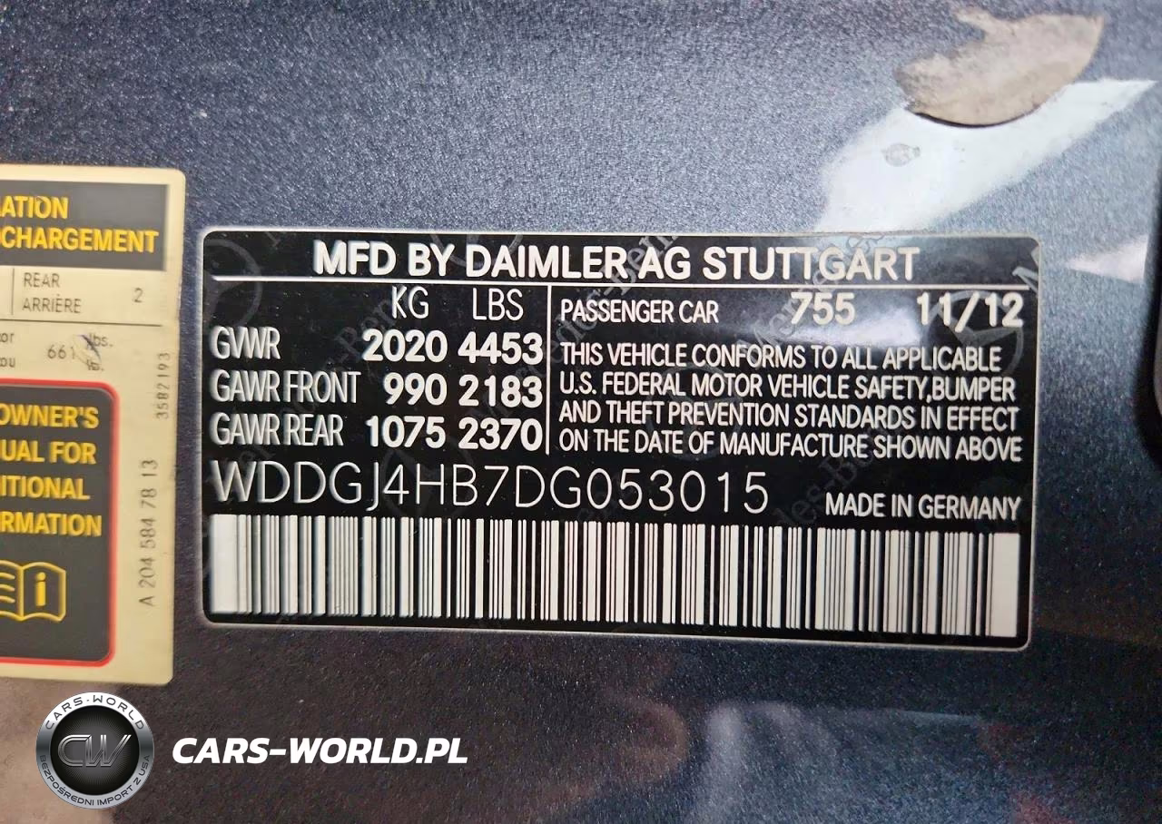 2013 Mercedes-Benz C 250 VIN:WDDGJ4HB7DG053015 - 12