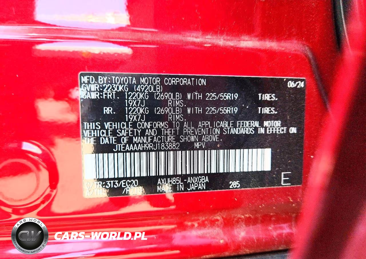 2024 Toyota Venza Xle VIN:JTEAAAAH9RJ183882 - 13