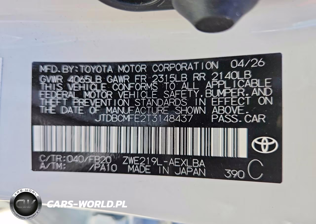 2026 Toyota Corolla Hybrid Le VIN:JTDBCMFE2T3148437 - 13