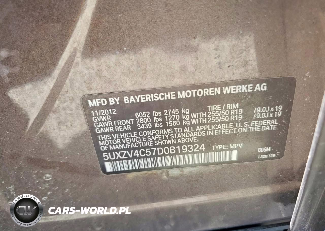 2013 BMW X5 xDrive35I VIN:5UXZV4C57D0B19324 - 14