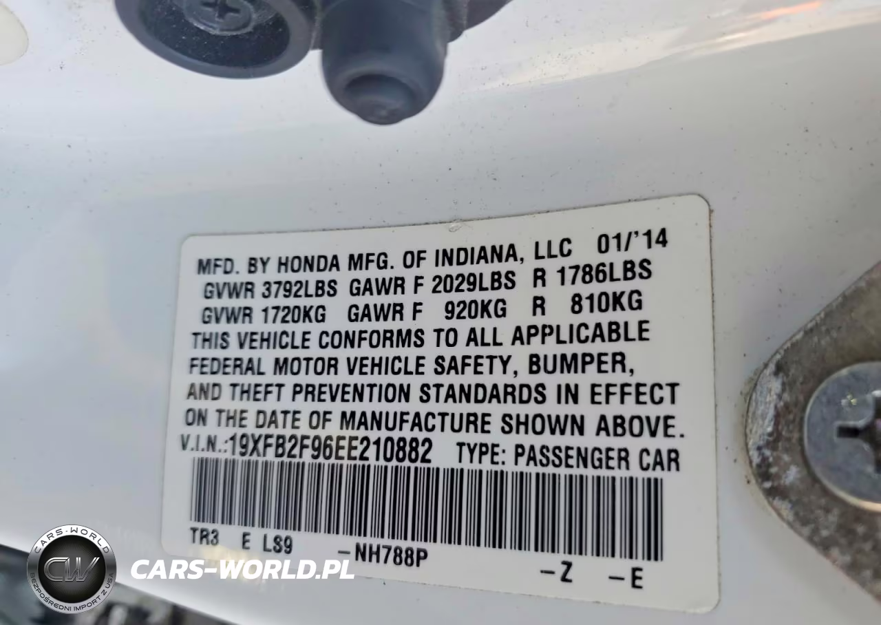 2014 Honda Civic Exl VIN:19XFB2F96EE210882 - 12