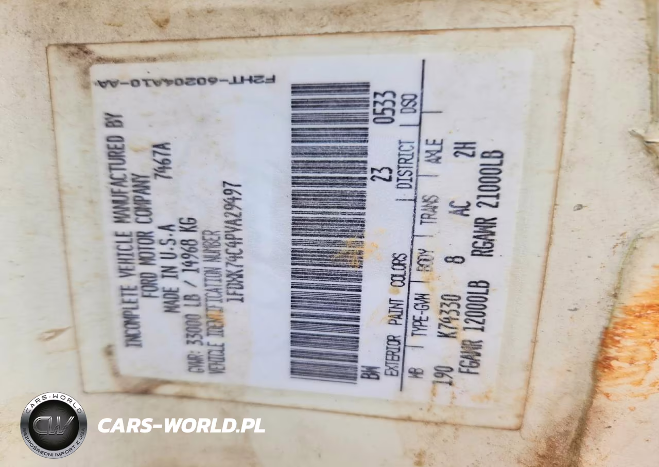 1993 Ford F700 Utility - Service Truck VIN:1FDXK74C4PVA29497 - 12