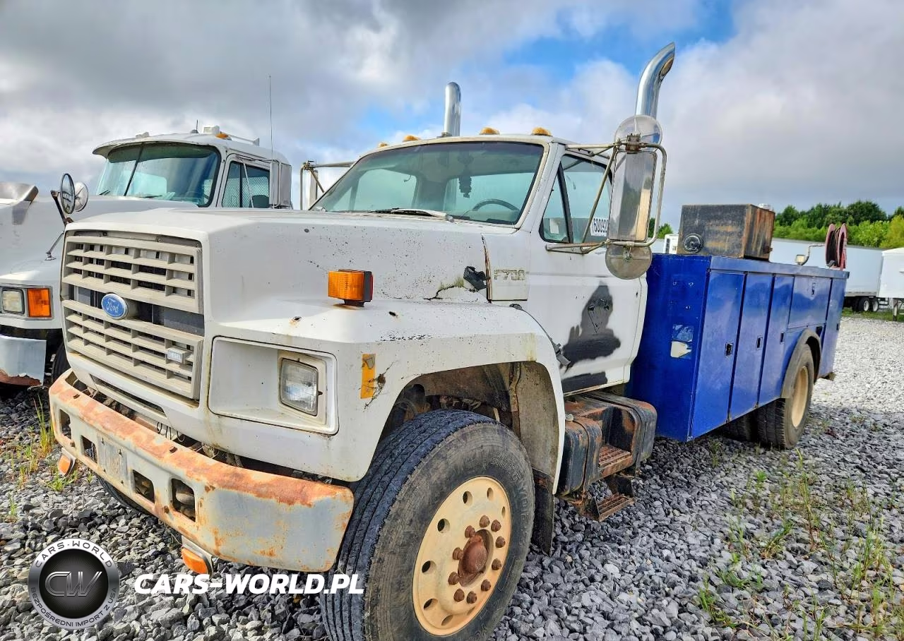 1993 Ford F700 Utility - Service Truck VIN:1FDXK74C4PVA29497 - 14