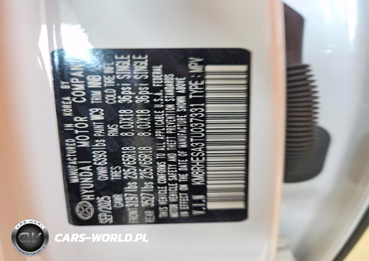 2026 Hyundai Palisade Sel Premium VIN:KM8RHESA3TU037331 - 13