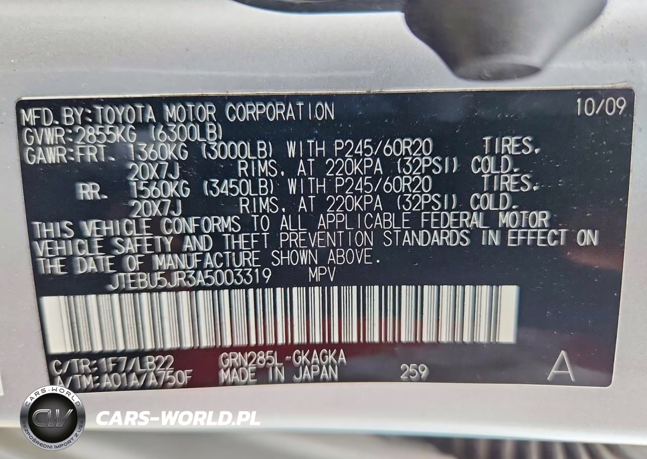 2010 Toyota 4Runner Limited VIN:JTEBU5JR3A5003319 - 13