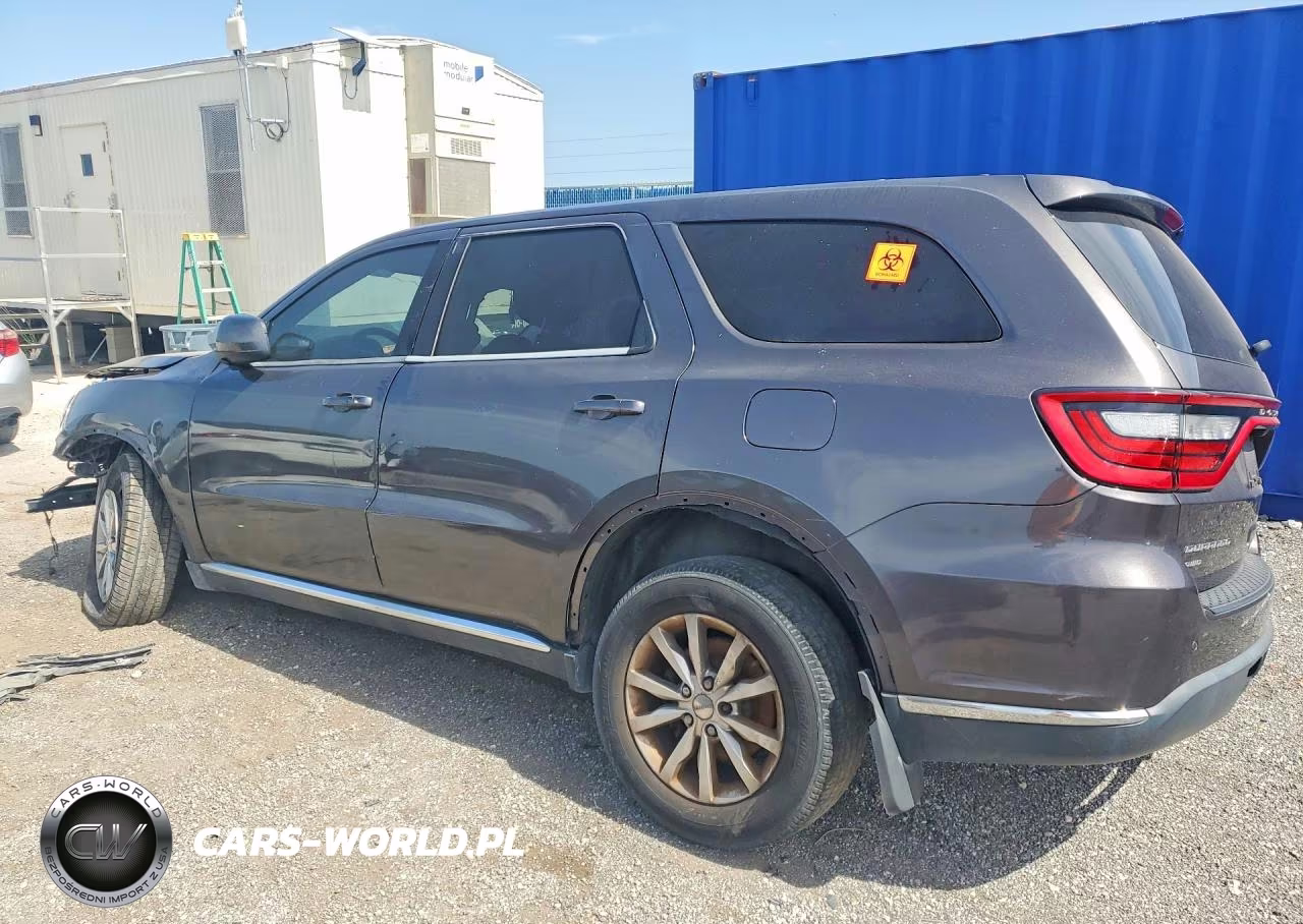 2016 Dodge Durango Sxt VIN:1C4RDJAG9GC410558 - 2
