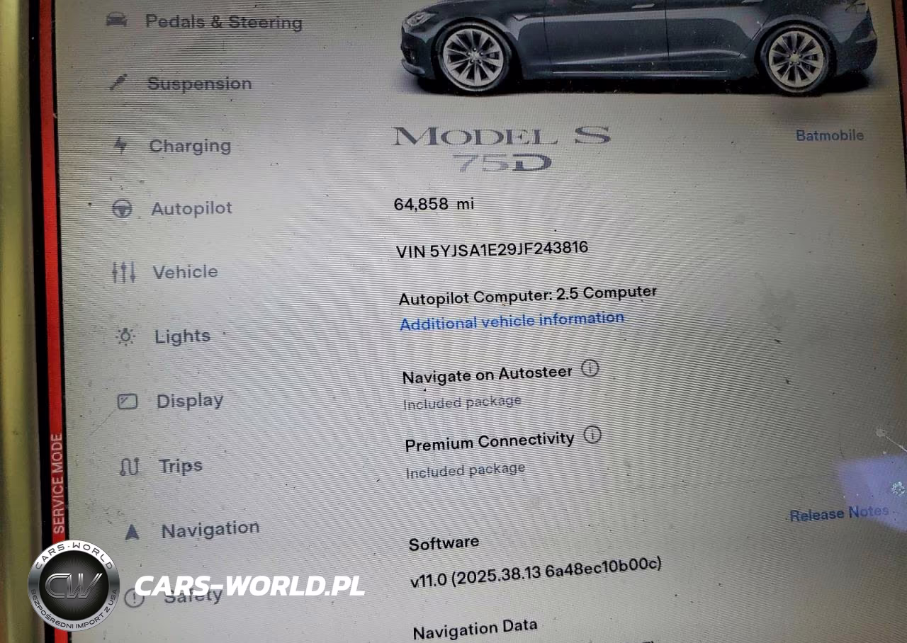 2018 Tesla Model S VIN:5YJSA1E29JF243816 - 9