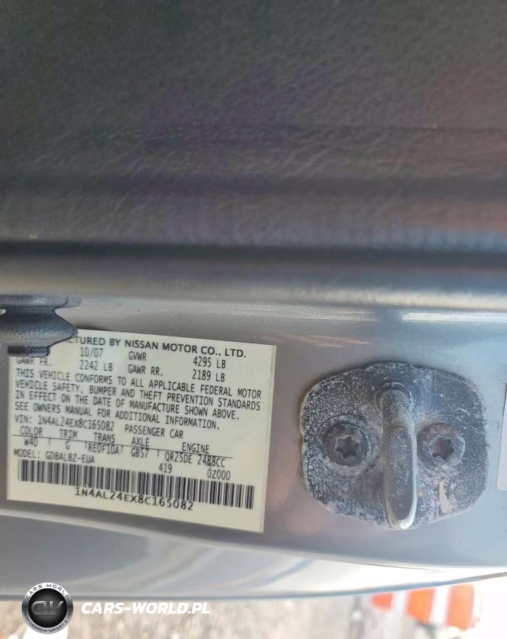 2008 Nissan Altima 2.5S VIN:1N4AL24EX8C165082 - 13