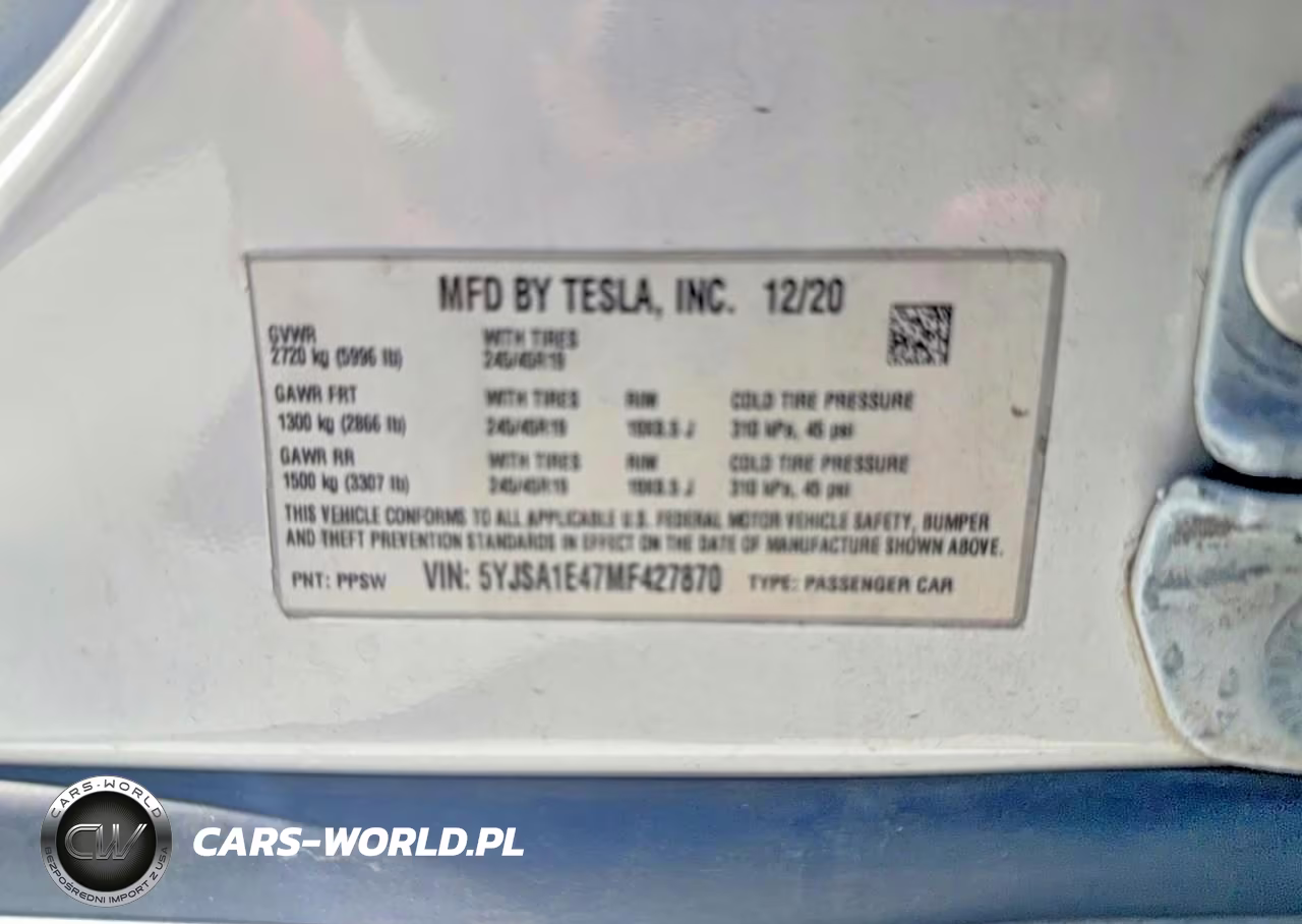 2021 Tesla Model S VIN:5YJSA1E47MF427870 - 10
