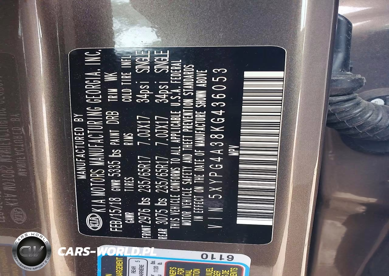 2019 Kia Sorento Lx VIN:5XYPG4A38KG436053 - 12