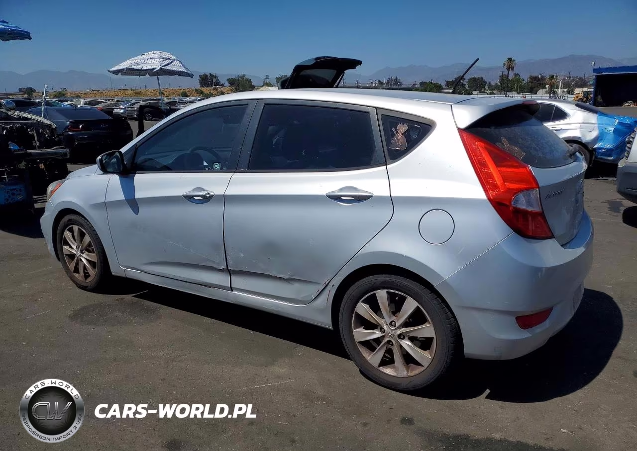 2012 Hyundai Accent Se VIN:KMHCU5AE1CU004589 - 2