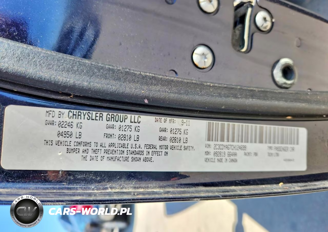 2012 Dodge Challenger Sxt VIN:2C3CDYAG7CH124699 - 12