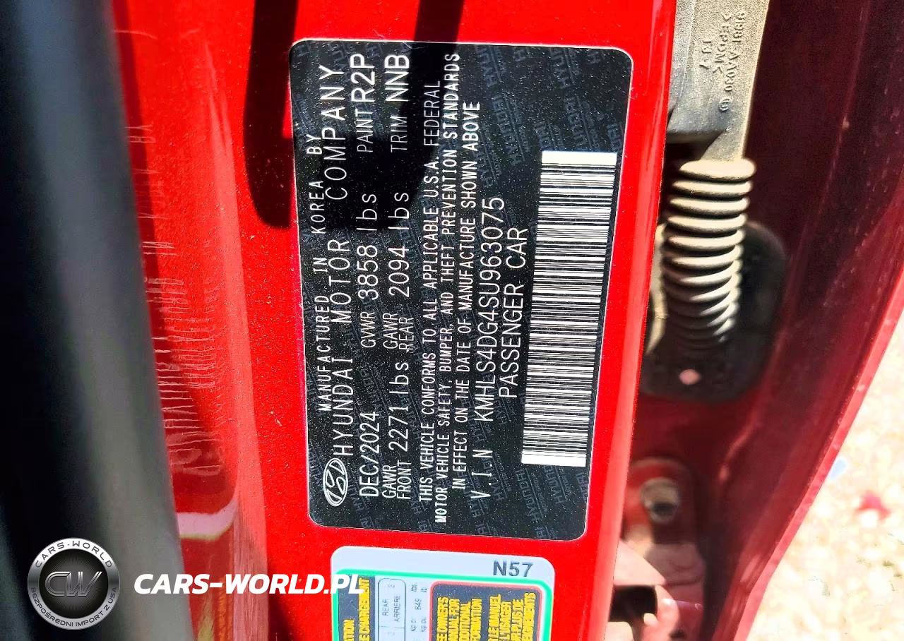 2025 Hyundai Elantra Sel VIN:KMHLS4DG4SU963075 - 13