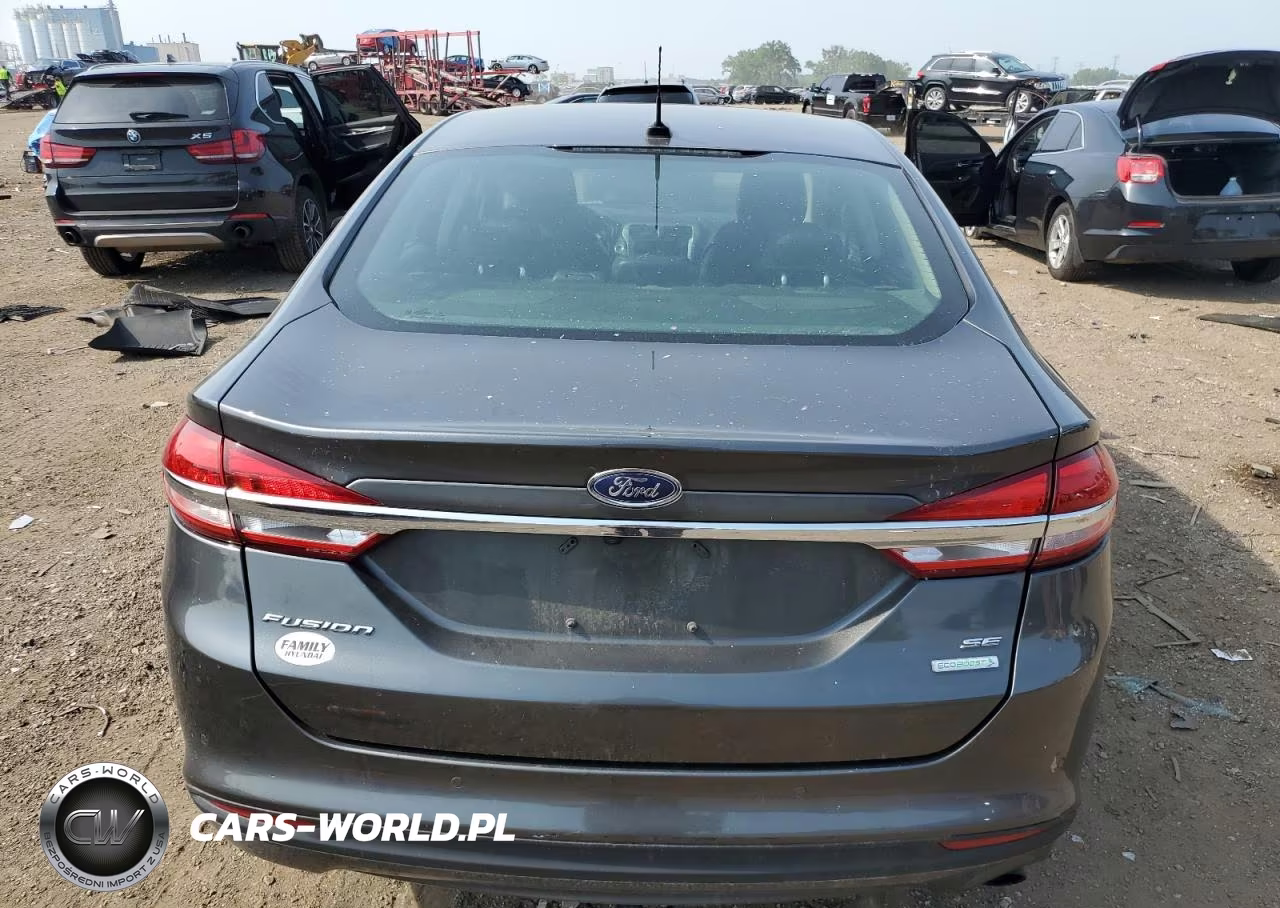 2017 Ford Fusion Se VIN:3FA6P0HD6HR128676 - 6
