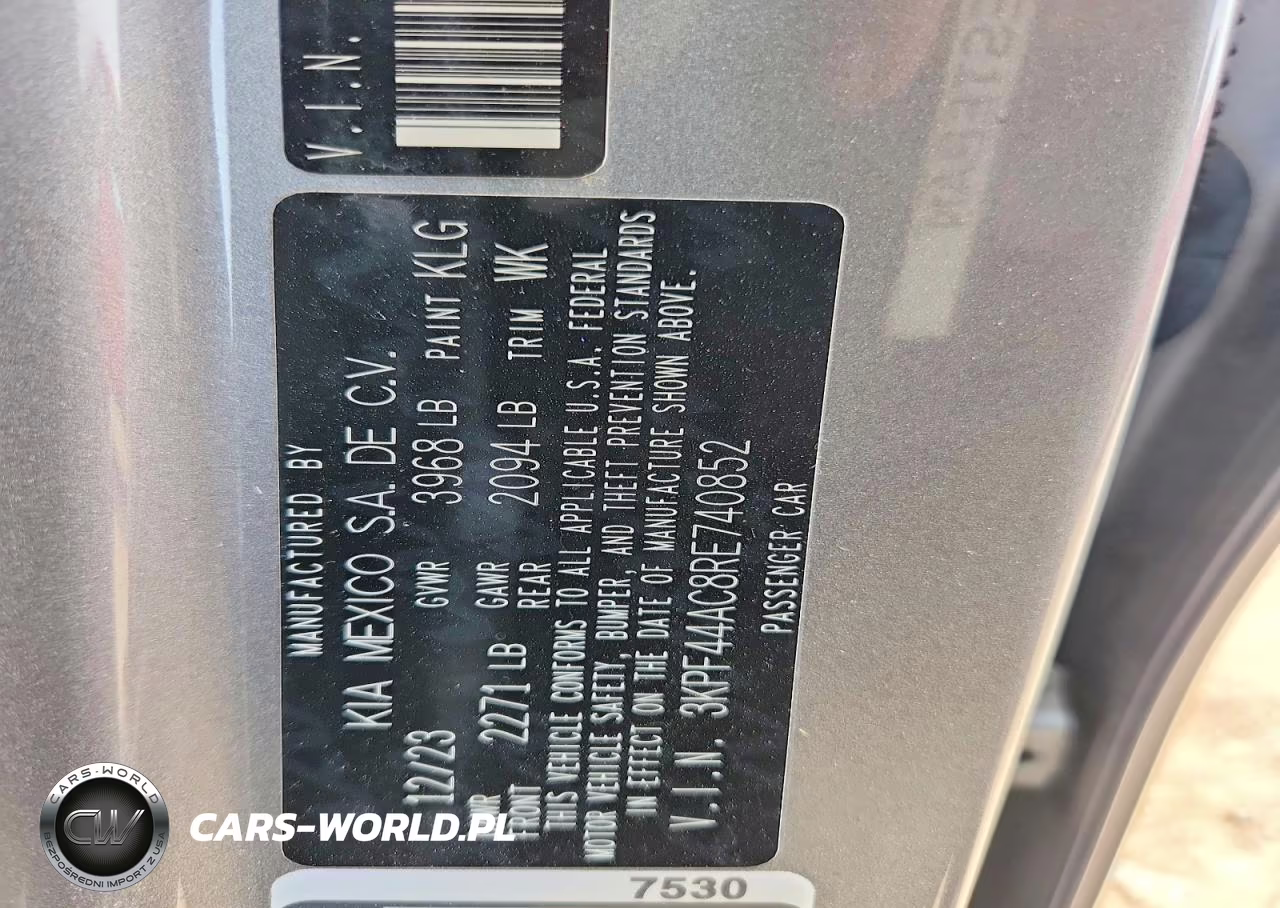 2024 Kia Forte Gt VIN:3KPF44AC8RE740852 - 12