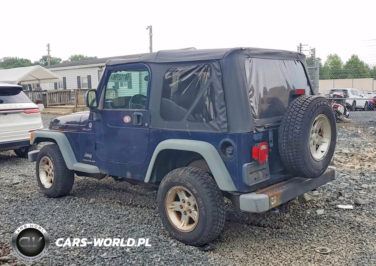 2006 Jeep Wrangler - Tj Sport VIN:1J4FA49S66P782382 - 2