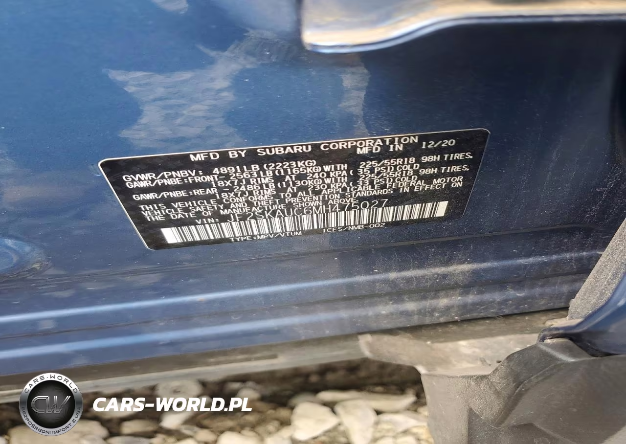 2021 Subaru Forester Limited VIN:JF2SKAUC6MH475027 - 12