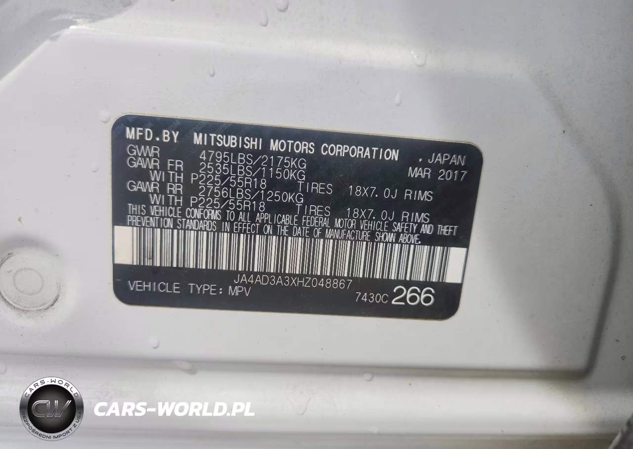 2017 Mitsubishi Outlander Se VIN:JA4AD3A3XHZ048867 - 12