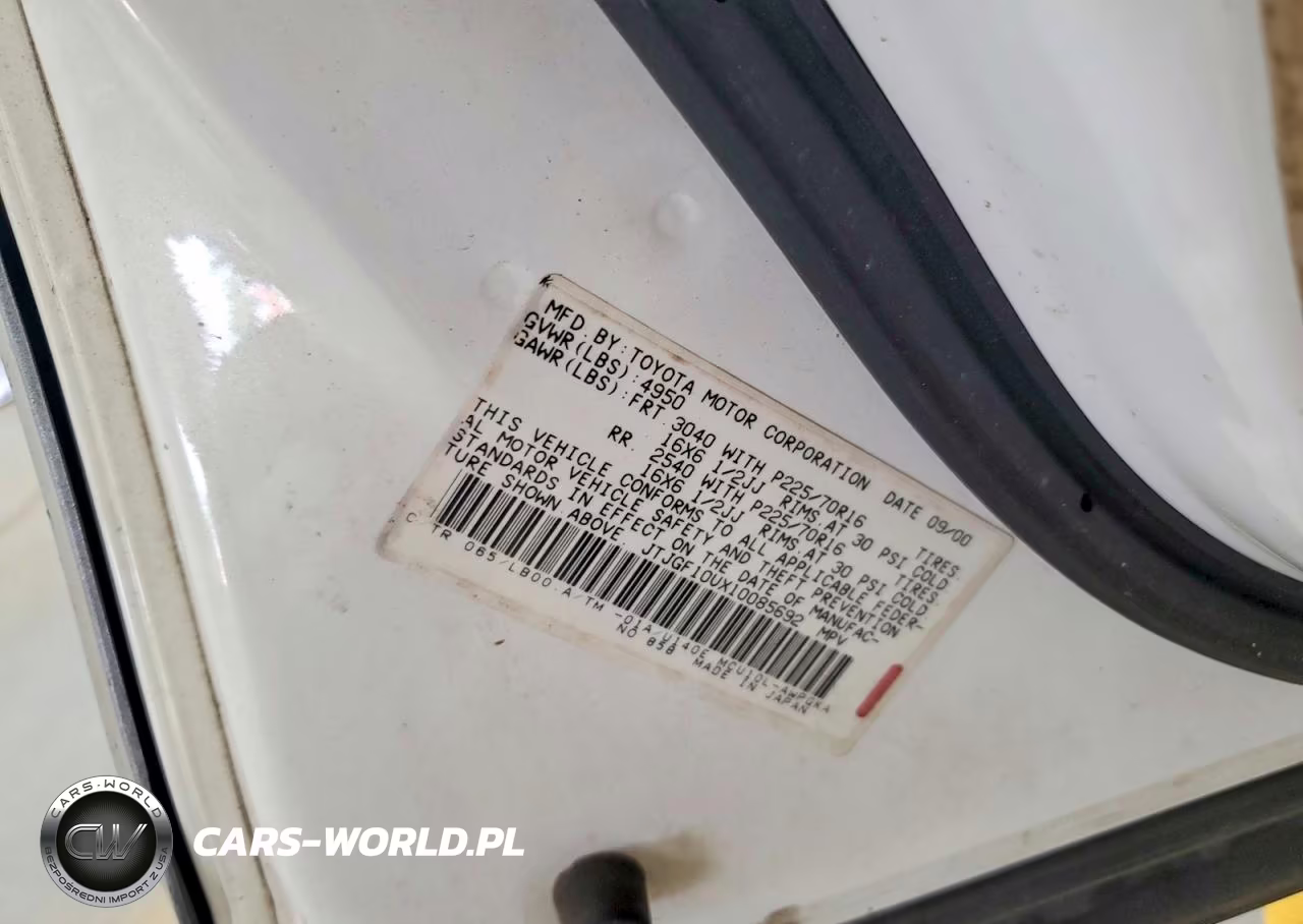 2001 Lexus Rx 300 VIN:JTJGF10UX10085692 - 12