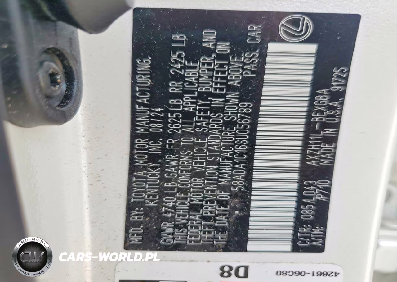 2025 Lexus Es 300H Base VIN:58ADA1C16SU056789 - 12
