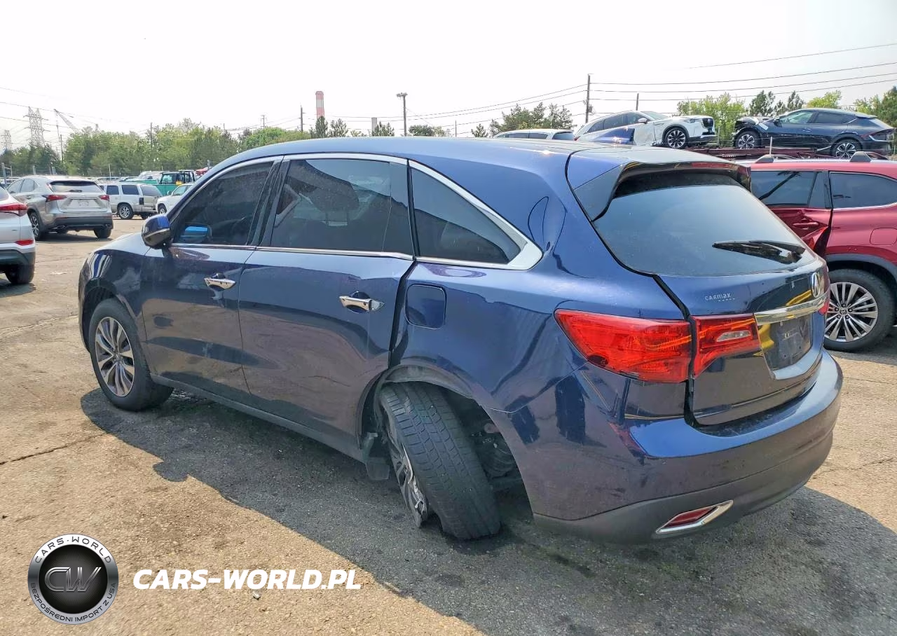 2014 Acura Mdx Technology VIN:5FRYD4H40EB018026 - 2