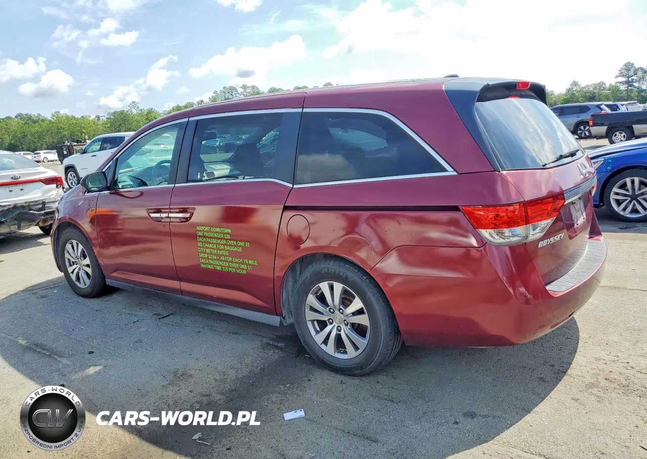 2014 Honda Odyssey Exl VIN:5FNRL5H66EB012795 - 2