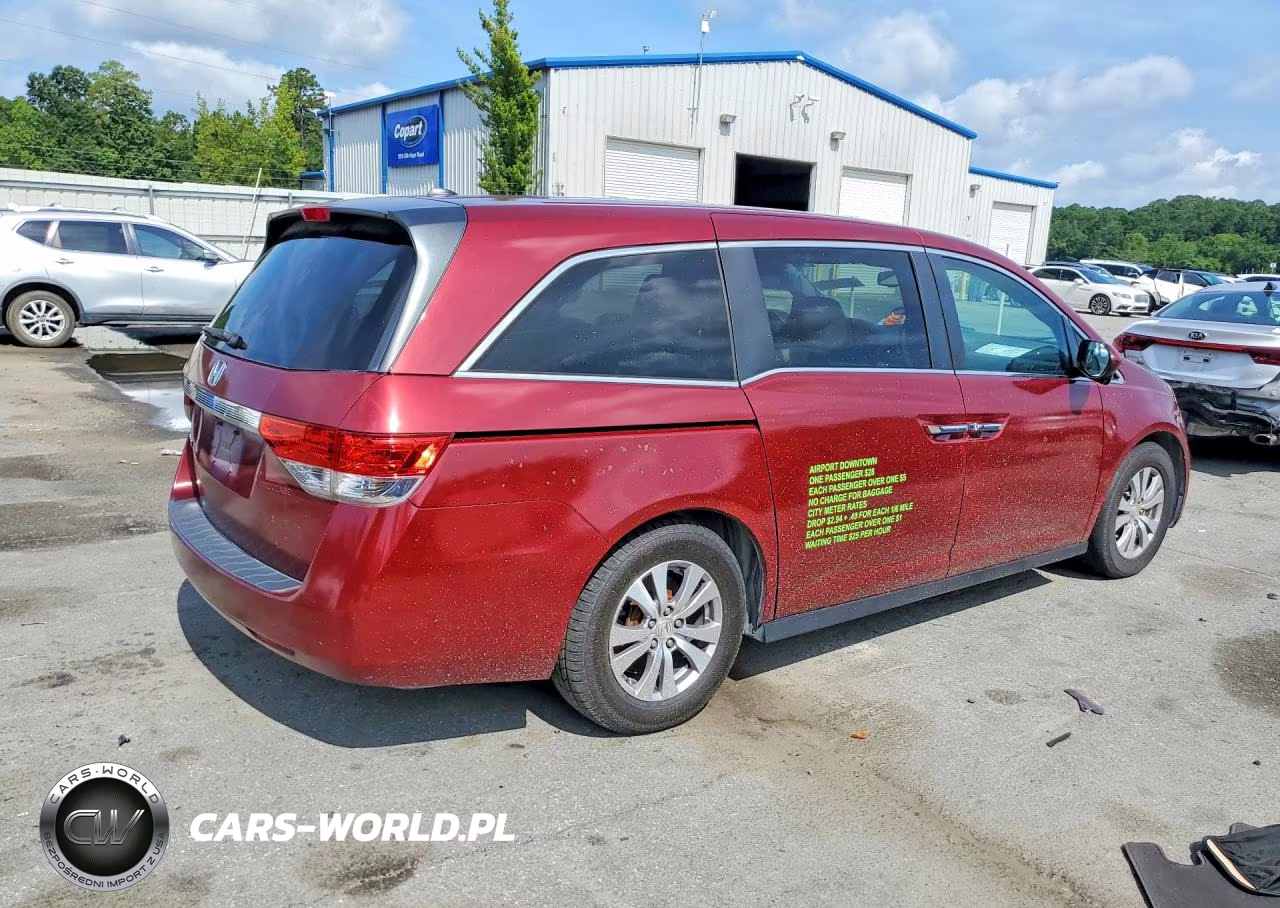 2014 Honda Odyssey Exl VIN:5FNRL5H66EB012795 - 3