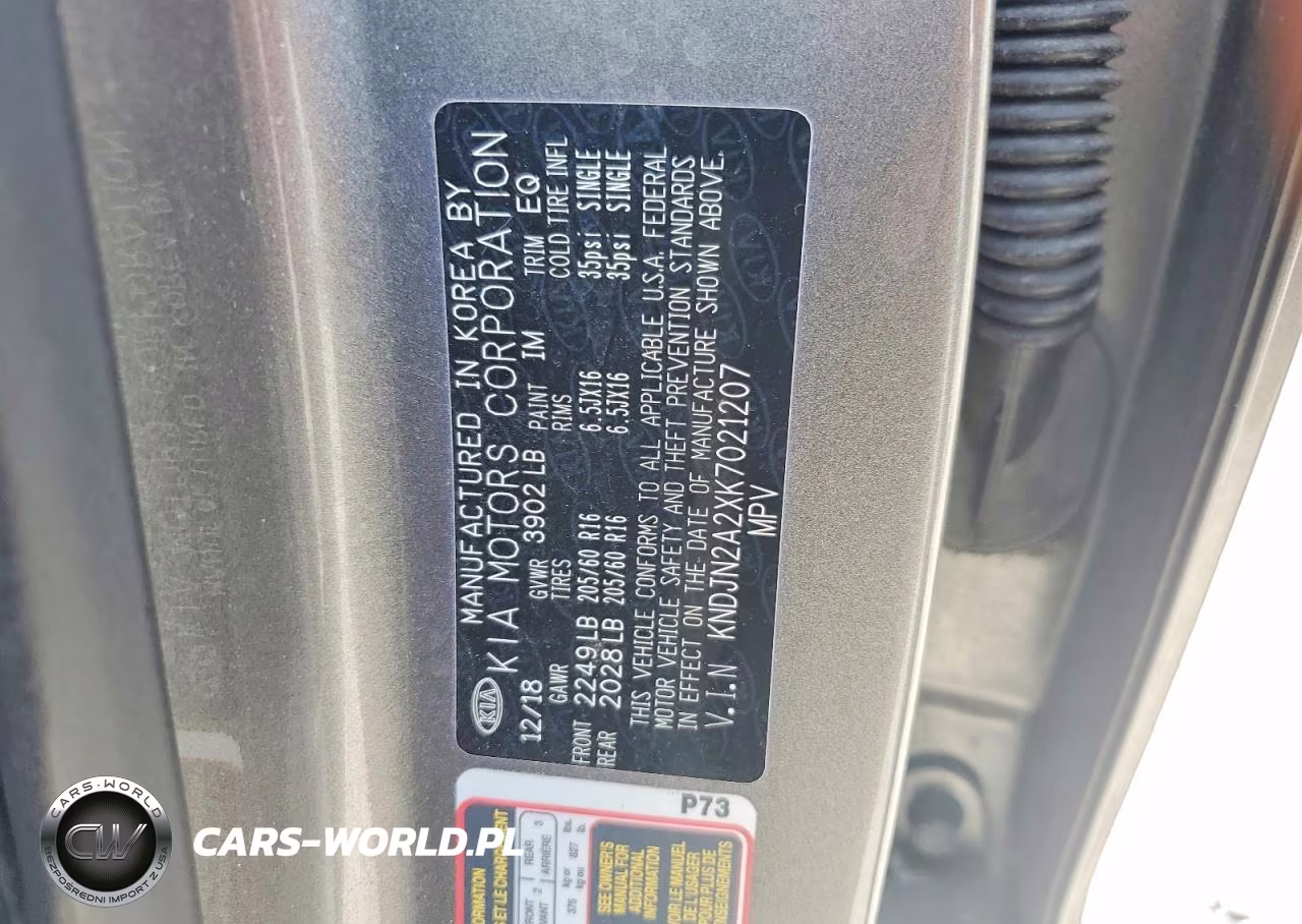 2019 Kia Soul Base VIN:KNDJN2A2XK7021207 - 12