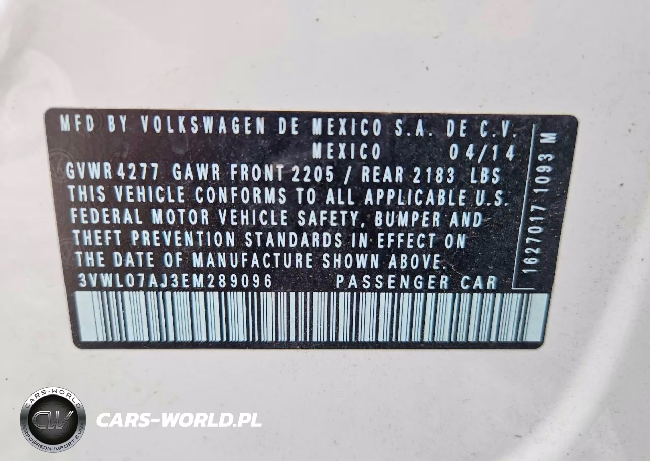 2014 Volkswagen Jetta Sel VIN:3VWL07AJ3EM289096 - 12